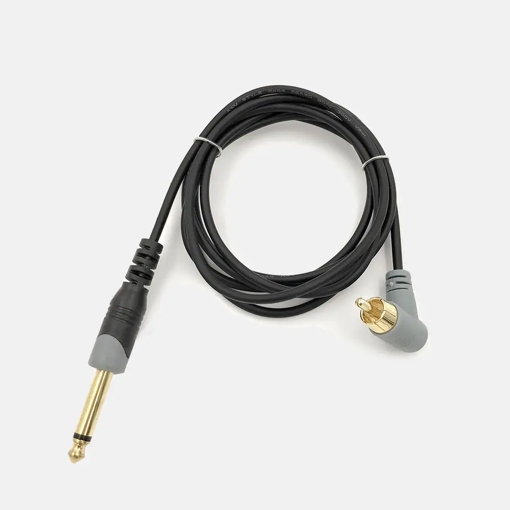 Серый 6FT EZ iswork Премиум RCA соединительный кабель для татуировки Легкий тату машины