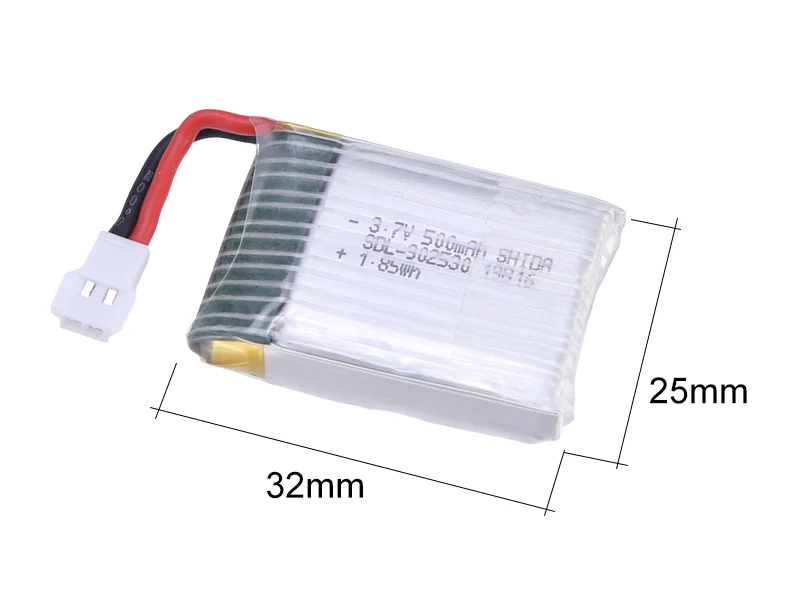 2шт LiPO батарея 3 7 V 500mAh 25C для WLtoys V931 XK K123 F949 RC Мини вертолет самолет Дрон запасные