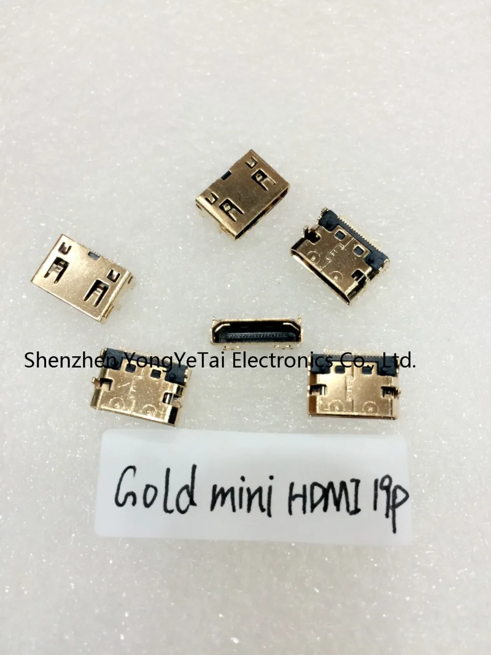 YYT 10 шт. позолоченный мини HDMI 19P SMD HD женское сиденье Тип C интерфейс высокой