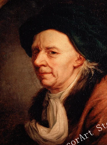 Leonhard Euler Mathematician Холст Картина винтажная Настенная картина плакат из крафт бумаги