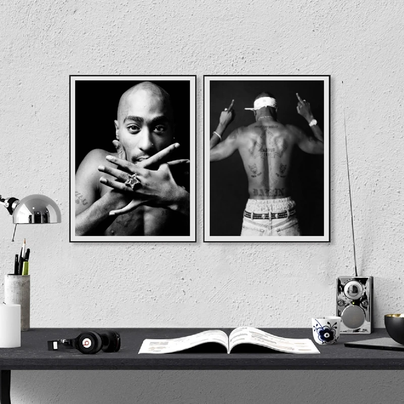 Модульные картины HD с принтом настенные холст Tupac Amaru Shakur картина современный