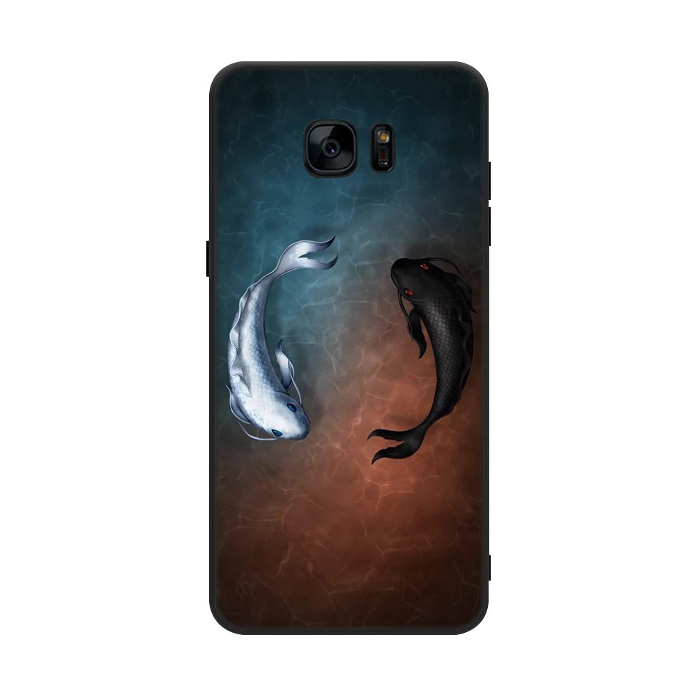14 Силиконовый чехол с цветочным рисунком кота для samsung Galaxy S8 S9 Plus S7 S6 Edge, чехол на заднюю панель для samsung Galaxy Note 8 Note 9 - Цвет: 14