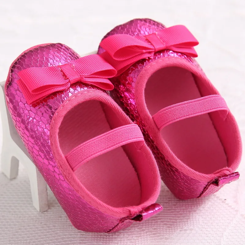 

Spring and Autumn Women 0-1 Baby PU Soft Princess Baby Toddler Shoes