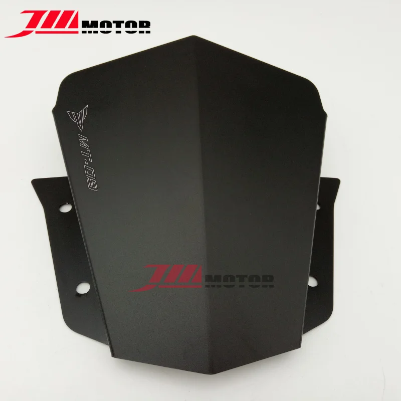 

New Arrived Motorcycle CNC Aluminum Windshield Windscreen Black For Yamaha MT09 MT-09 2013 2014 2015 2016