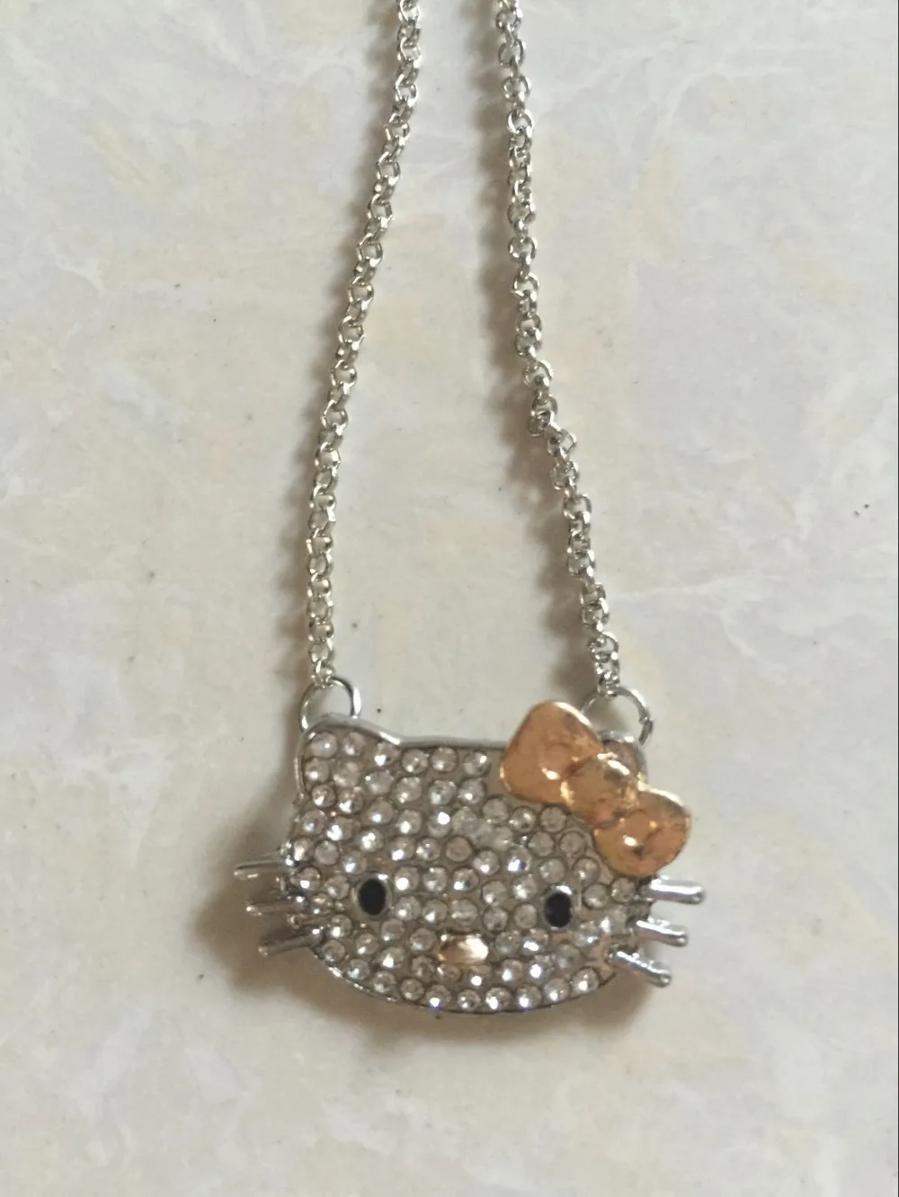 Лидер продаж Для женщин летние бижутерия с прозрачными стразами бантом Hello