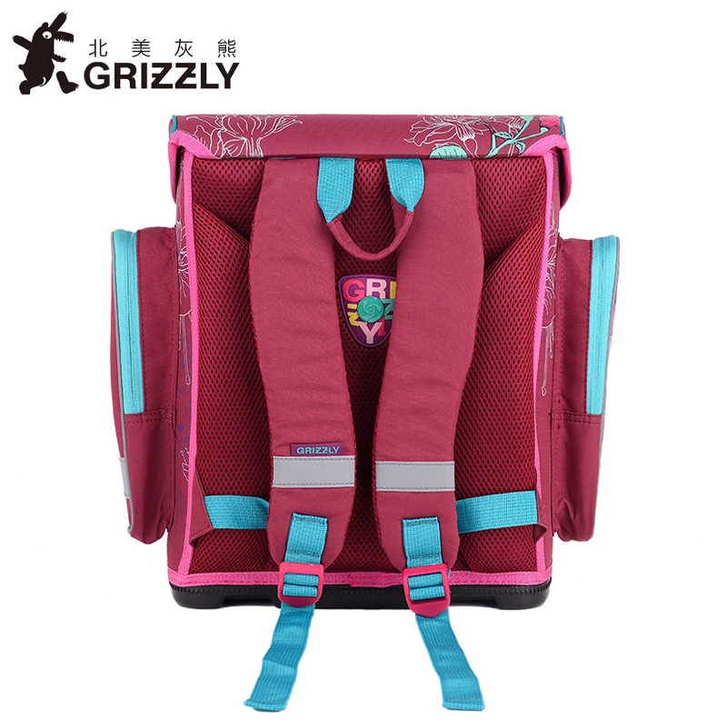 Гризли Россия детские милые ортопедические школьные сумки для девочек Детские