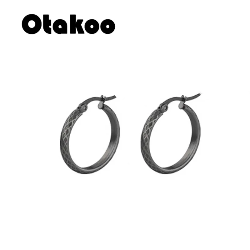 Otakoo, новинка, модная Ювелирная серьга-кольцо, серебряное, золотое, Необычные геометрические круги, серьги для женщин, девушек, подарок на день рождения