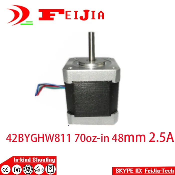 Шаговый двигатель Nema 17 42BYGHW811 4 шт. 4800 г. См 2 5 А для 3D принтера|motor 42byghw811|nema stepper