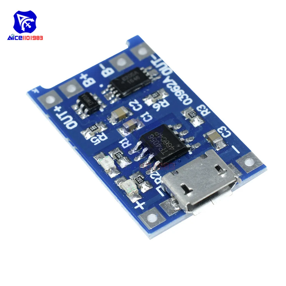 Модуль зарядного устройства для литиевых батарей diymore 5шт./лот Micro USB 5В 1A 18650 TC4056A