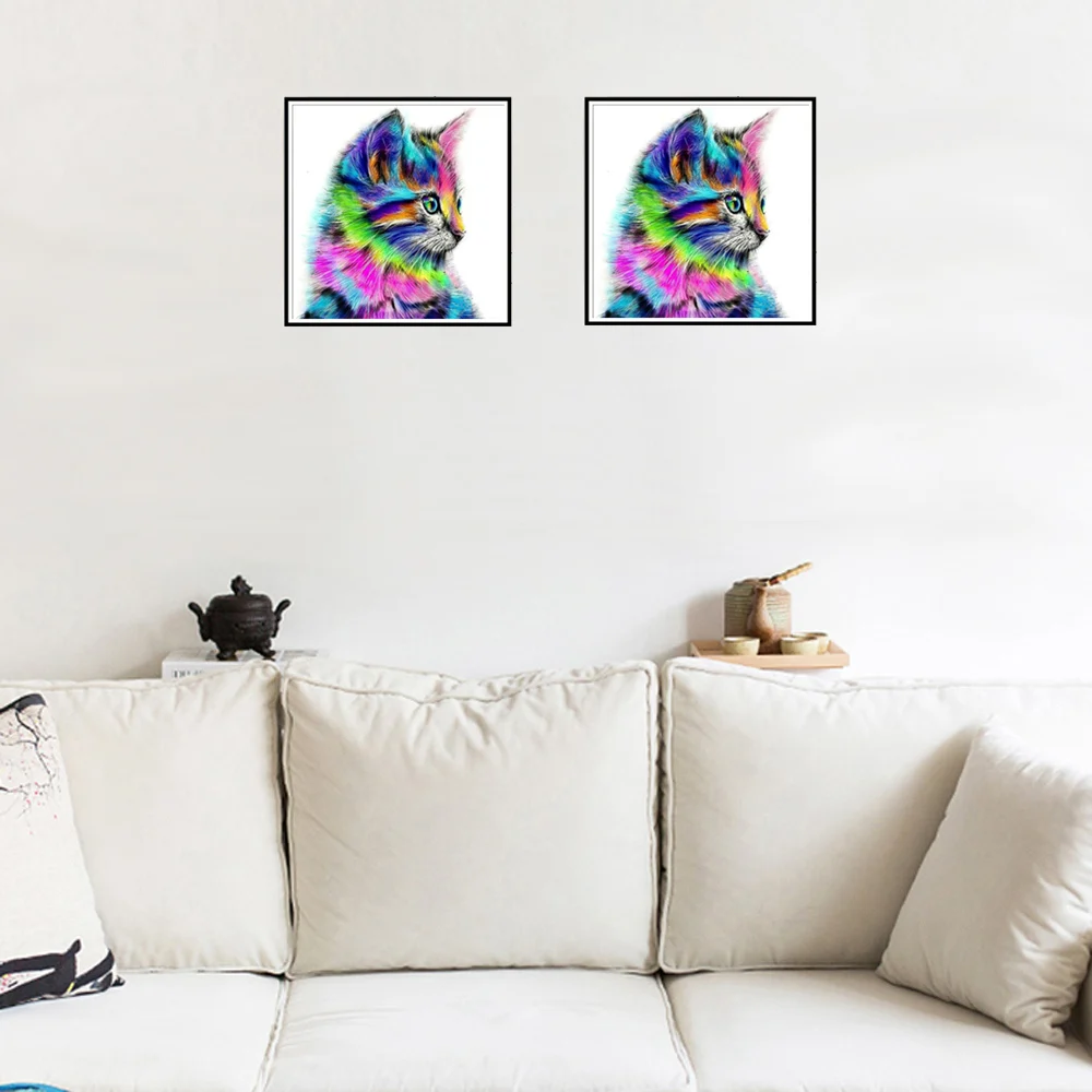 5d алмазная живопись вышивка кошки картины стразами и алмазами рукоделие крестом