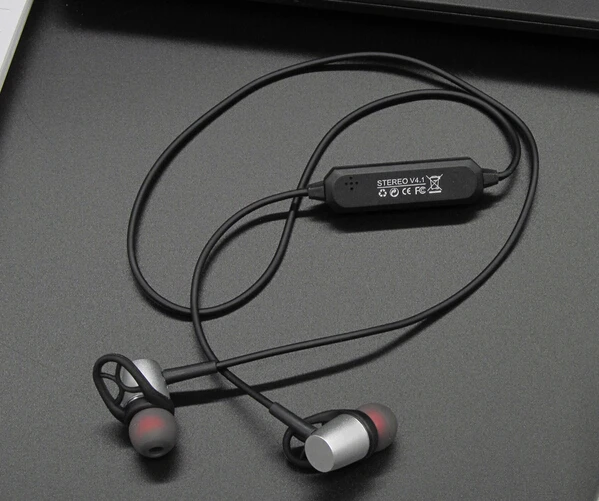 10 pcs/lot Bluetooth Head set With Magnetic Earbuds+HD Microphone Earphones Neck band Style For Android/IOS Phones | Электроника