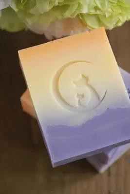 size5x5cm Кошка натуральное мыло ручной работы акриловое уплотнение Мини DIY натуральный органический стеклянная печать - Цвет: size5x5cm