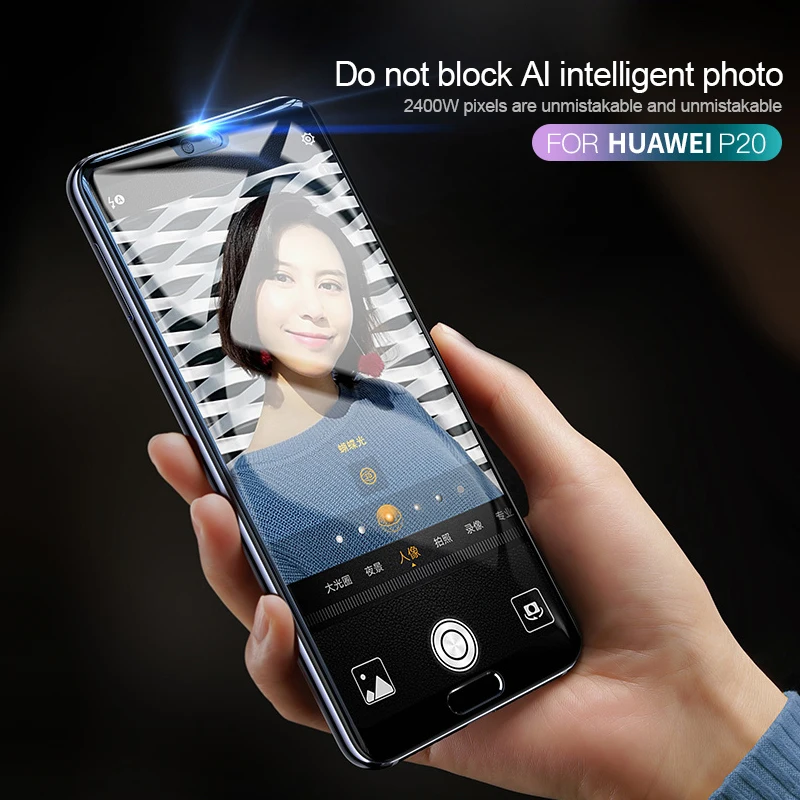 Изогнутое закаленное стекло AOXIN 5D для HUAWEI P10 P20 P30 Lite Pro Защитная пленка экрана Huawei 3D