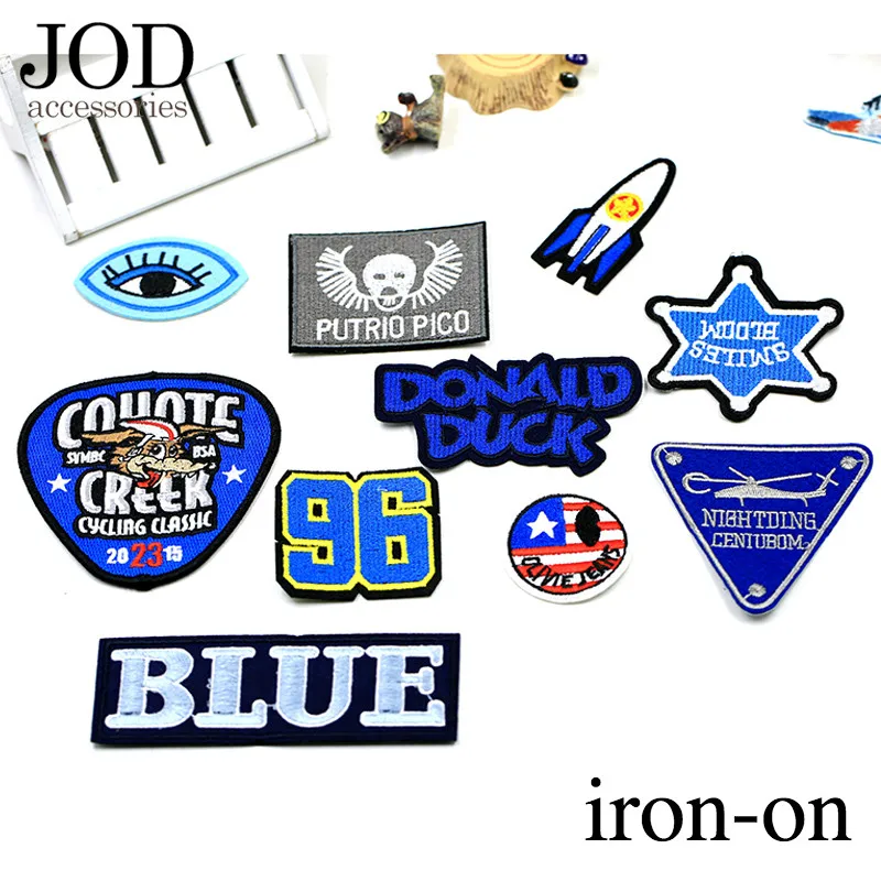 Нашивка с вышитым железным значком в стиле милитари модная маленькая нашивка