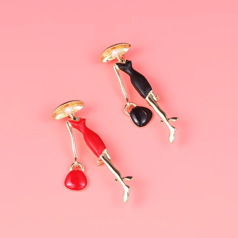 WEIMANJINGDIAN Новое поступление белая или красная красивая женская модная брошь