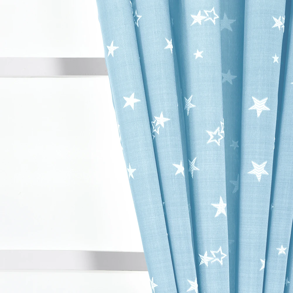 Короткие шторы NAPEARL со звездами жаккардовые капли для спальни окна кухни
