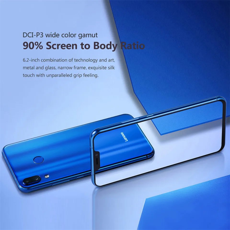 Lenovo Z5 Cell Phone 6GB 128GB Snapdragon 636 Octa Core Mobile Phone Full Screen 6.2'' L78011 Smartphone Android 8.1 4G FDD LTE