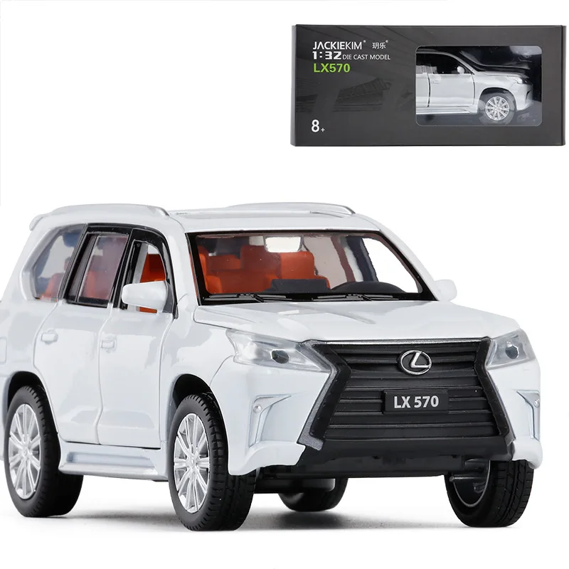 Модель автомобиля из металлического сплава Jack 1:32 Lexus LX570 SUV игрушечный