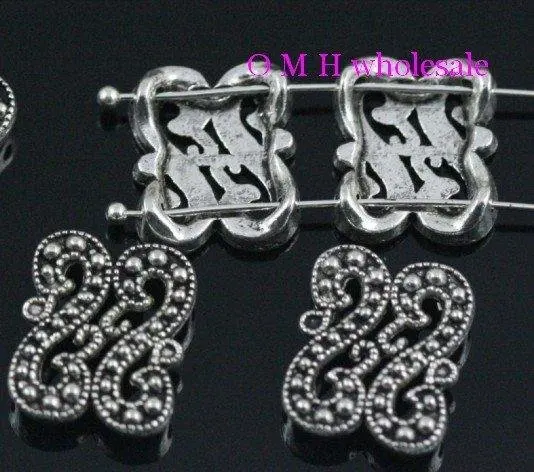 OMH оптовая продажа Бесплатная доставка 4 шт. тибетские серебряные разделительные