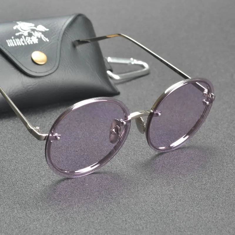 Женские винтажные зеркальные солнцезащитные очки MINCL дизайнерские брендовые