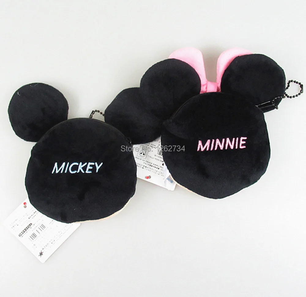 12X12CM Микки Минни плюшевый Кошелек Многофункциональный Kawaii Money Coin Bag TYTJ|free plush|bag