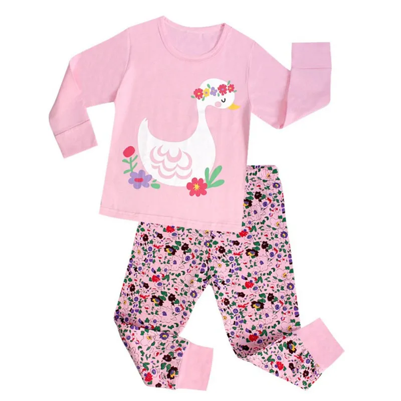 Новое поступление Детские пижамные комплекты для девочек и мальчиков брендовая