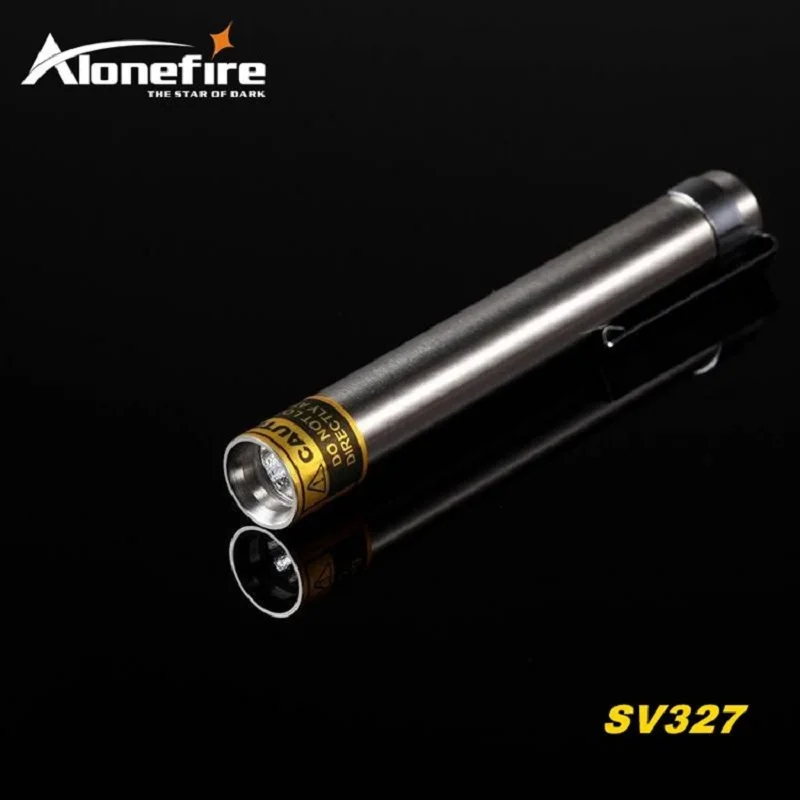Светодиодный УФ фонарик ALONEFIRE SV327 из нержавеющей стали водонепроницаемый
