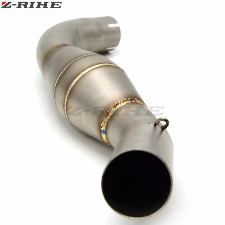 Средняя выхлопная труба мотоцикла Соединительная глушителя из нержавеющей