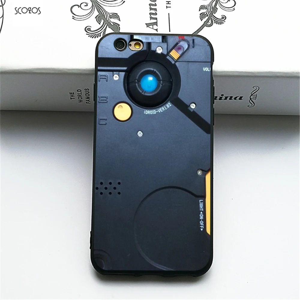 SCOZOS iDroid металла Шестерни Твердые V силиконовый чехол для телефона мягкий iphone X 5 5S