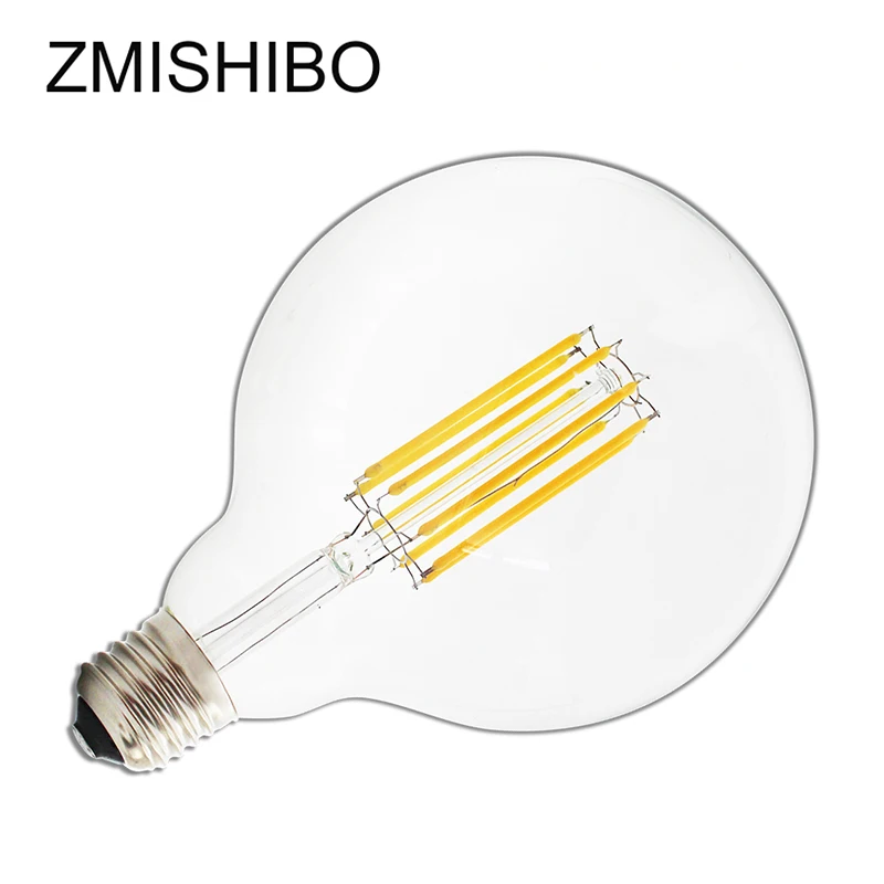 Светодиодная шарообрасветодиодный я лампа ZMISHIBO G125 110 В 220 8 Вт E27 без мерцания