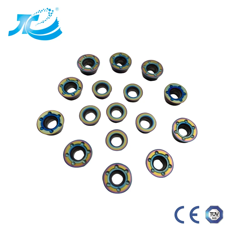 Бесплатная тестовая карбидная вставка RDMT1204 APMT1135 APMT1604 R4/R5/R6 красочные синие