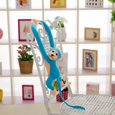 D 60 см Kawaii длинные руки обезьяна от руки до хвоста плюшевые игрушки детские спящие, успокаивающие Животные Куклы Мягкие плюшевые обезьяны детский подарок B1019 - Цвет: D