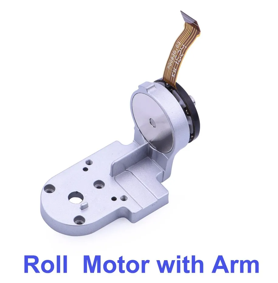 Roll Motor with Arm Подлинная часть DJI Phantom 3 Pro/Adv-Gimbal камера шаг/рулон/рыскания/Мотор кронштейн Ремонт Часть для P3 Профессиональный продвинутый - Цвет: Roll Motor with Arm