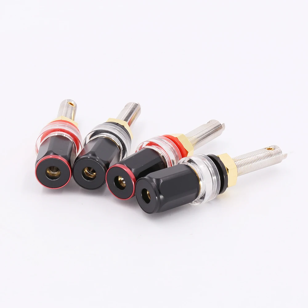 Родиевые клеммы для динамиков 4 шт