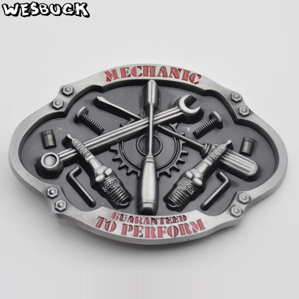 5 PCS MOQ WesBuck бренд приятный дизайн пояс механика Пряжка из цинкового сплава