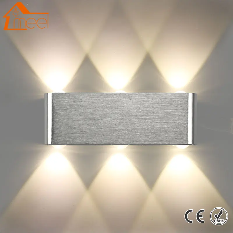 

Led Wall Lamp 2W 4W 6W 8W Modern Sconce Stair Light 110V 220V Aluminum Decorate Wall Sconce Living Room Bedroom Indoor Lighting