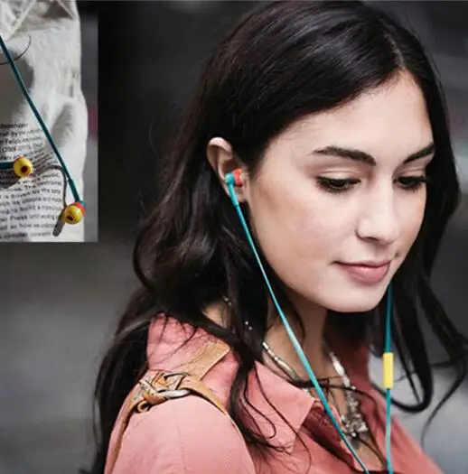 Оригинальная гарнитура Philips SHE7055 HIFI музыкальные спортивные наушники для
