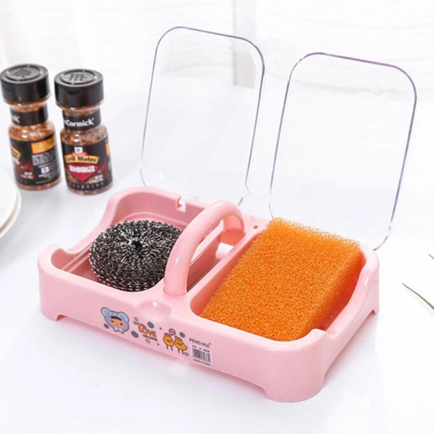 1 шт. пластиковая мыльница с крышкой двойные клетки коробка для хранения ручки