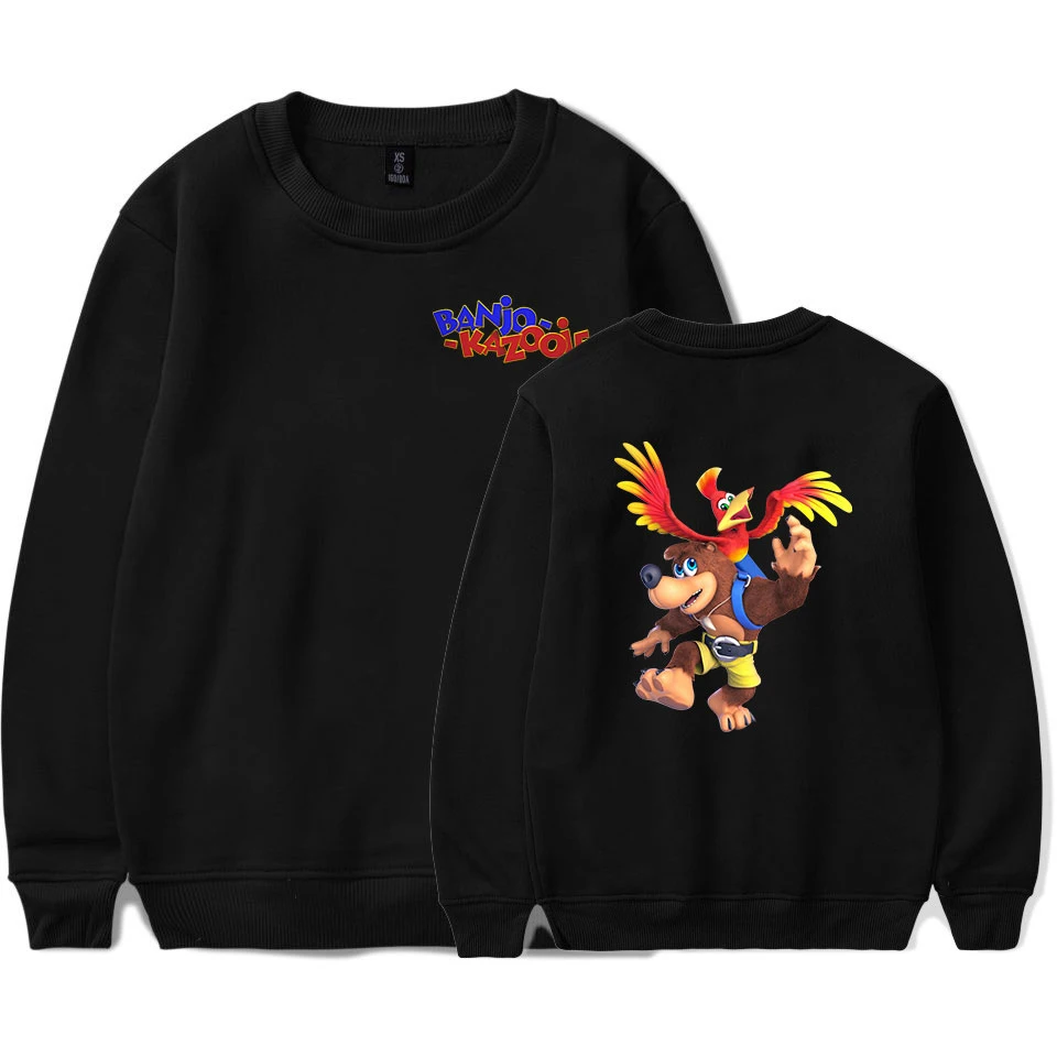 2019 закон о банджо Kazooie: гайки и болты игры Новая 2D принт Свитера с круглым вырезом