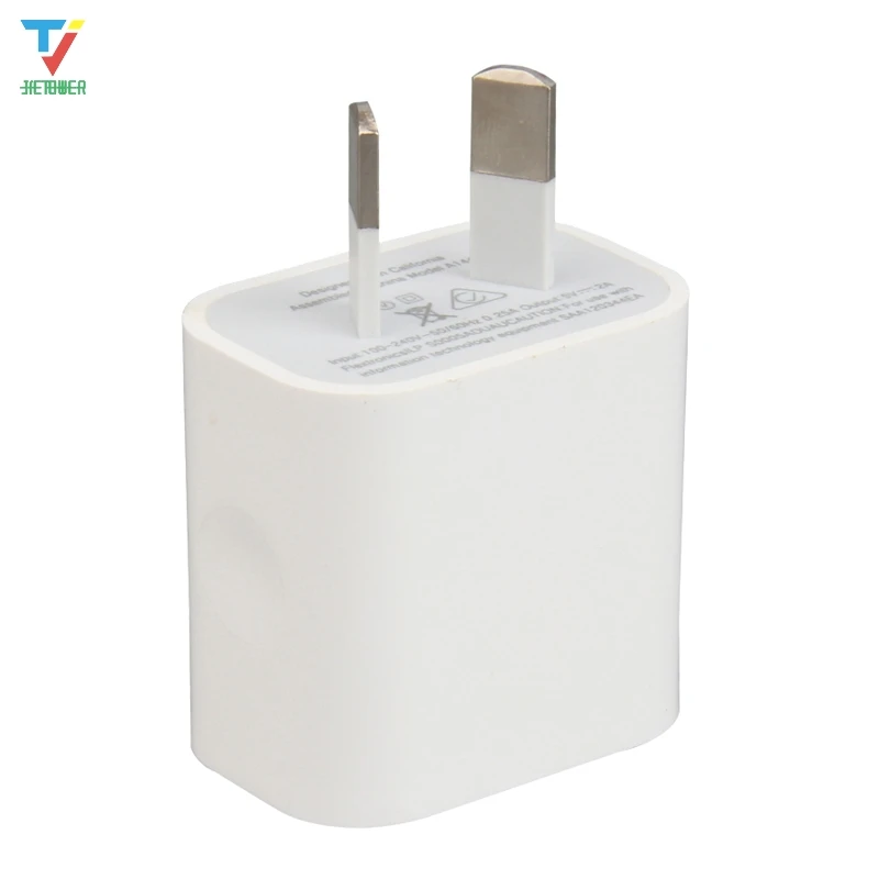 100 шт./лот универсальное сетевое зарядное устройство с двумя USB-портами 5 в а
