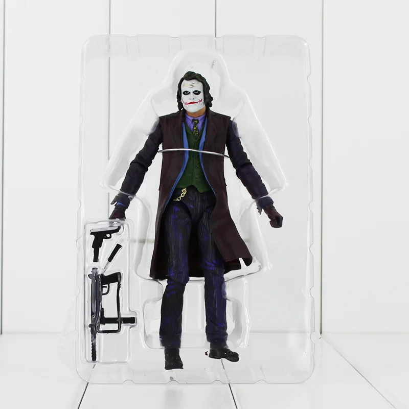 Joker in Bag 17 см NECA фигурка Супермена, Бэтмена, Джокера с дартс, нож, оружие, Классическая серия ТВ, Коллекционная модель, игрушки, куклы - Цвет: Joker in Bag