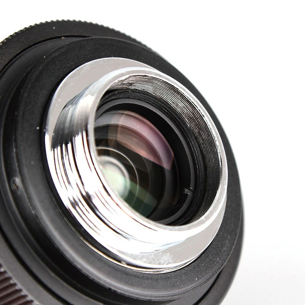 25 мм F1.8 APS C CCTV Lens Mount + Hood For Olympus Panasonic Micro 4/3 M4/3 G7 G10 GH3 GH2 GH1 GX1 GF6 GF3 EPL5 EPM1 OM D EM10|lens c mount|c
