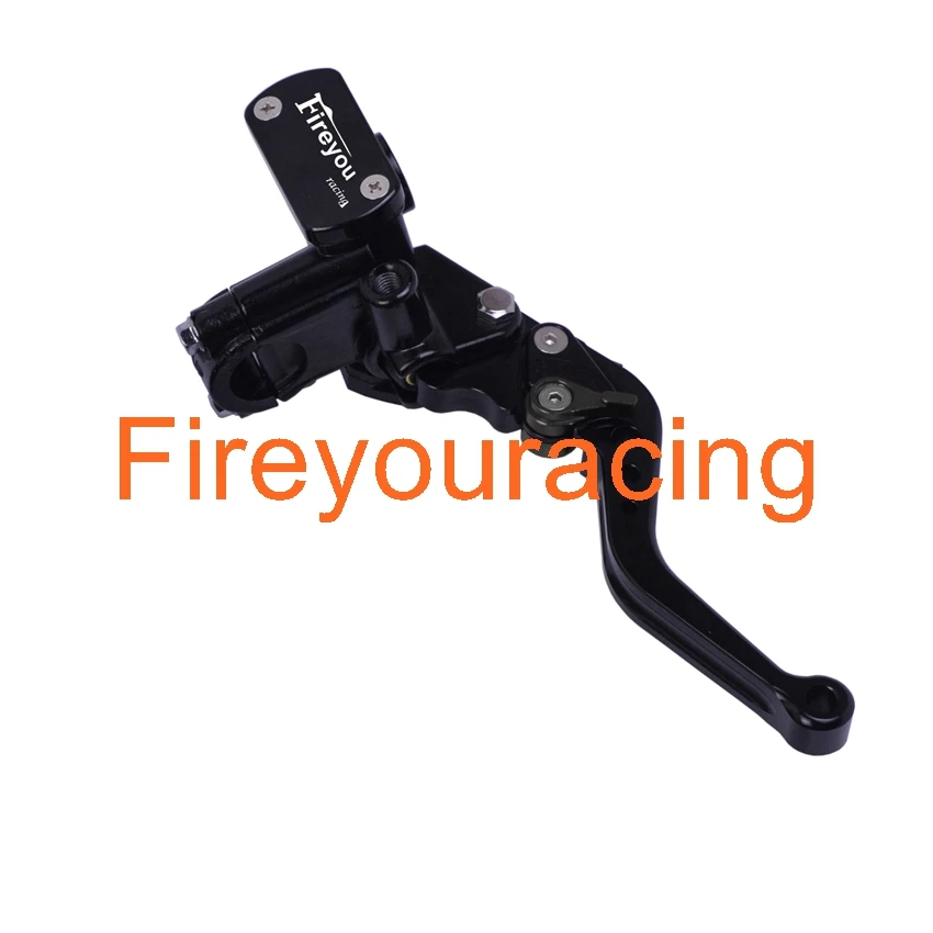 black right pump Универсальный тормозной цилиндр мотоцикла, жидкость, мотоцикл, тормозные рычаги сцепления для yamaha honda sukuzi kawasaki, гидравлический рычаг - Цвет: black right pump