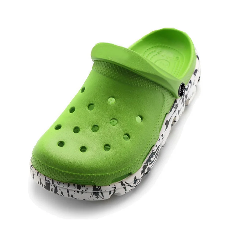 2020 New women sandals hole slippers couple sandals mules and clogs garden shoes for women breathable beach shoes 36-40 AF71