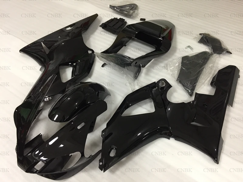 Для YZF R1 2000 2001 Обтекатели 01 глянцевые черные комплекты всего тела для YAMAHA YZFR1 Abs