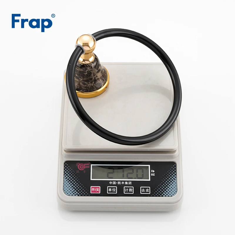 Frap новое поступление европейский стиль Wal-mount полированное кольцо для полотенец