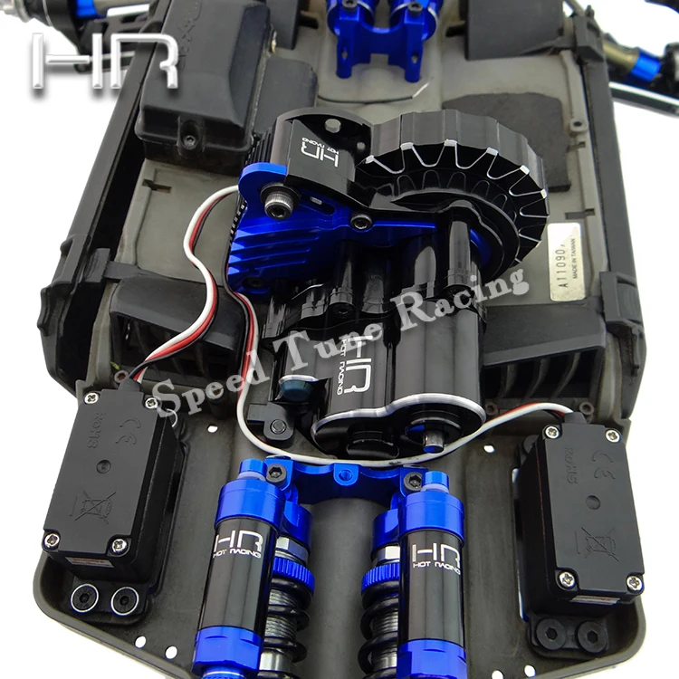 Горячие гонки HR cnc сплав алюминиевый коробка передач Чехол для Traxxas E-REVO Summit