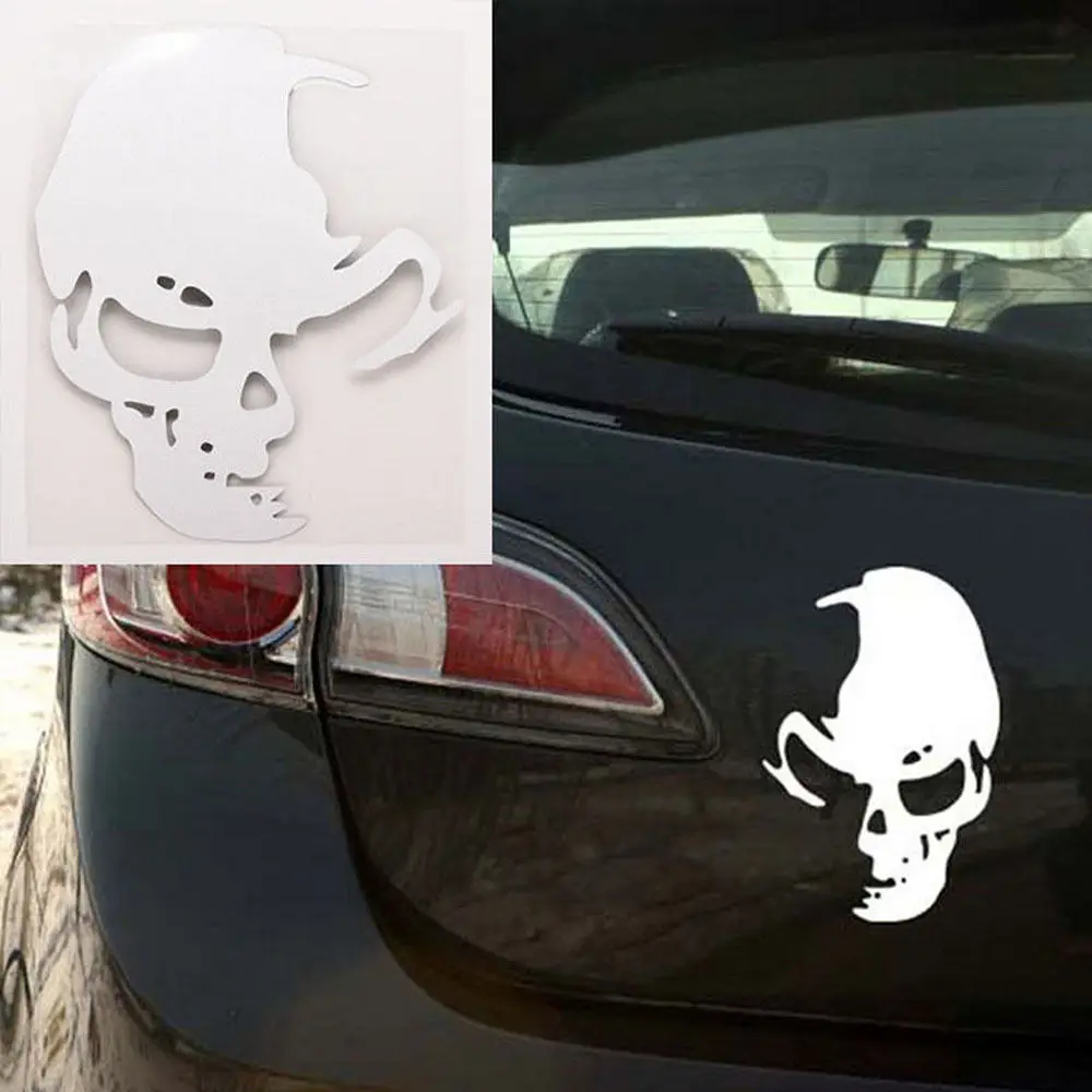 Наклейка в виде черепа автомобильная наклейка s хорошее черно-белое
