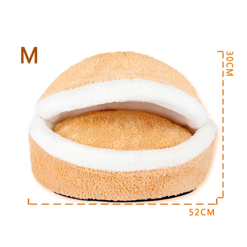 Модный гамбургер хлопок кошка собака кровать коврик теплый дом домашние