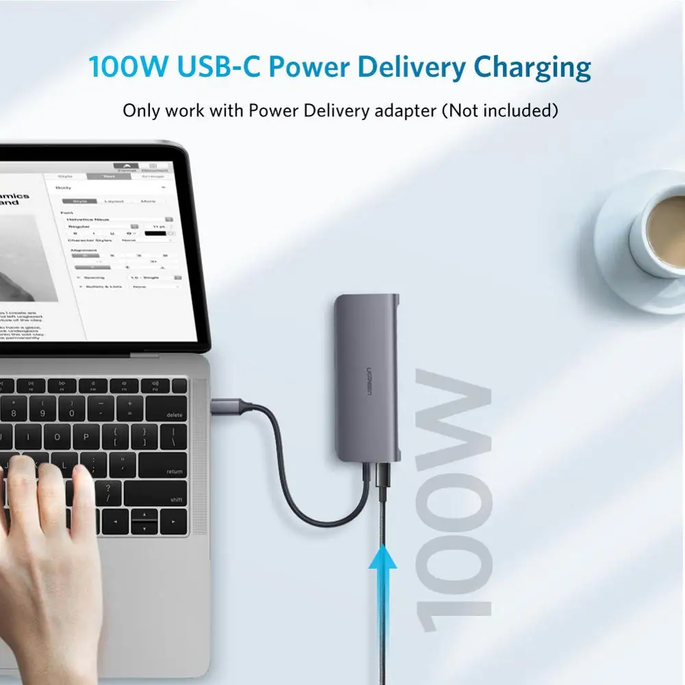 Ugreen usb-хаб C концентратор для нескольких USB 3,0 HDMI адаптер док-станция для MacBook Pro Аксессуары USB-C type C 3,1 разветвитель 3 порта USB C концентратор